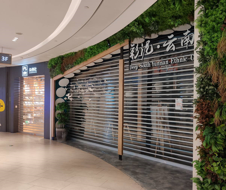 无锡卷帘门定做安装电动遥控车库门别墅家用铝合金商铺透明水晶门(图18)