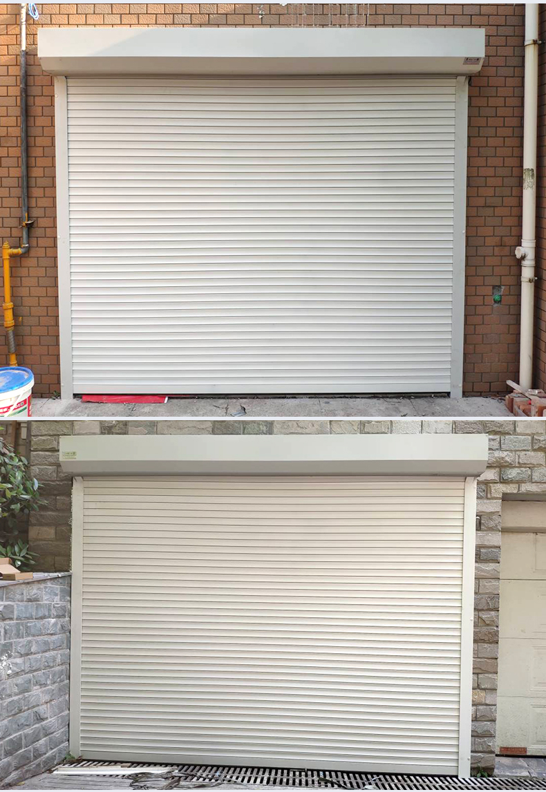 常州卷帘门定做车库电动遥控卷闸门铝合金快速门水晶门抗风门热销(图14)