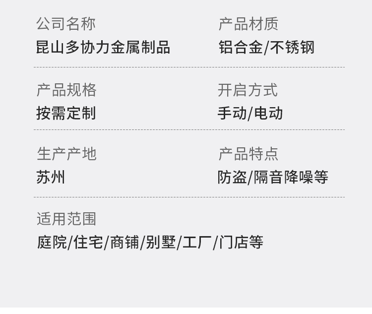 苏州电动卷帘门遥控车库门自动铝合金门快速卷闸门商铺防盗门定做(图7)