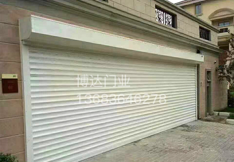 北京电动卷帘门 定做别墅车库门 商铺 家用铝合金欧式保温卷帘门(图2)