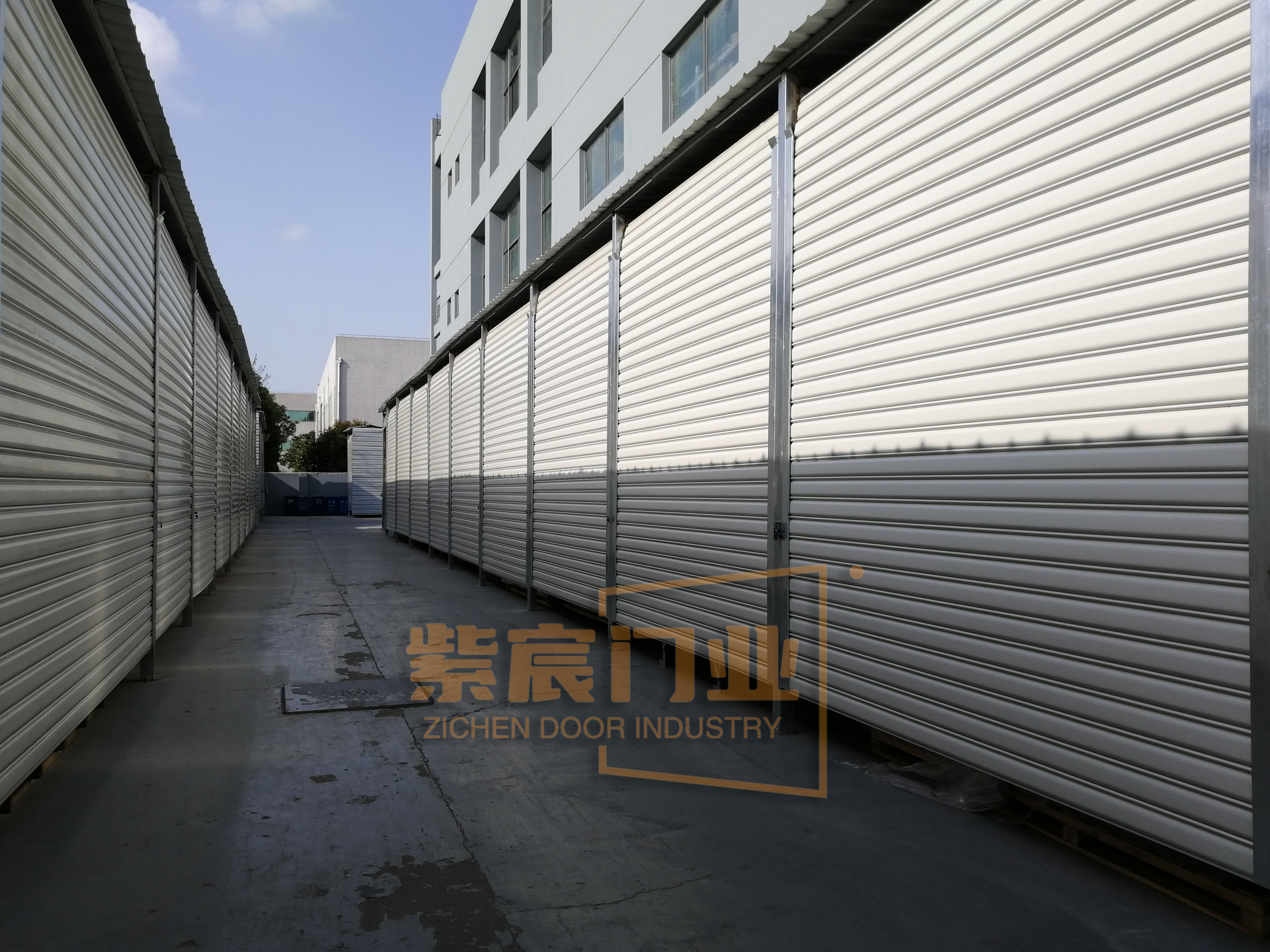 抗风卷帘门 仓库厂房店铺电动卷闸门定制(图10)