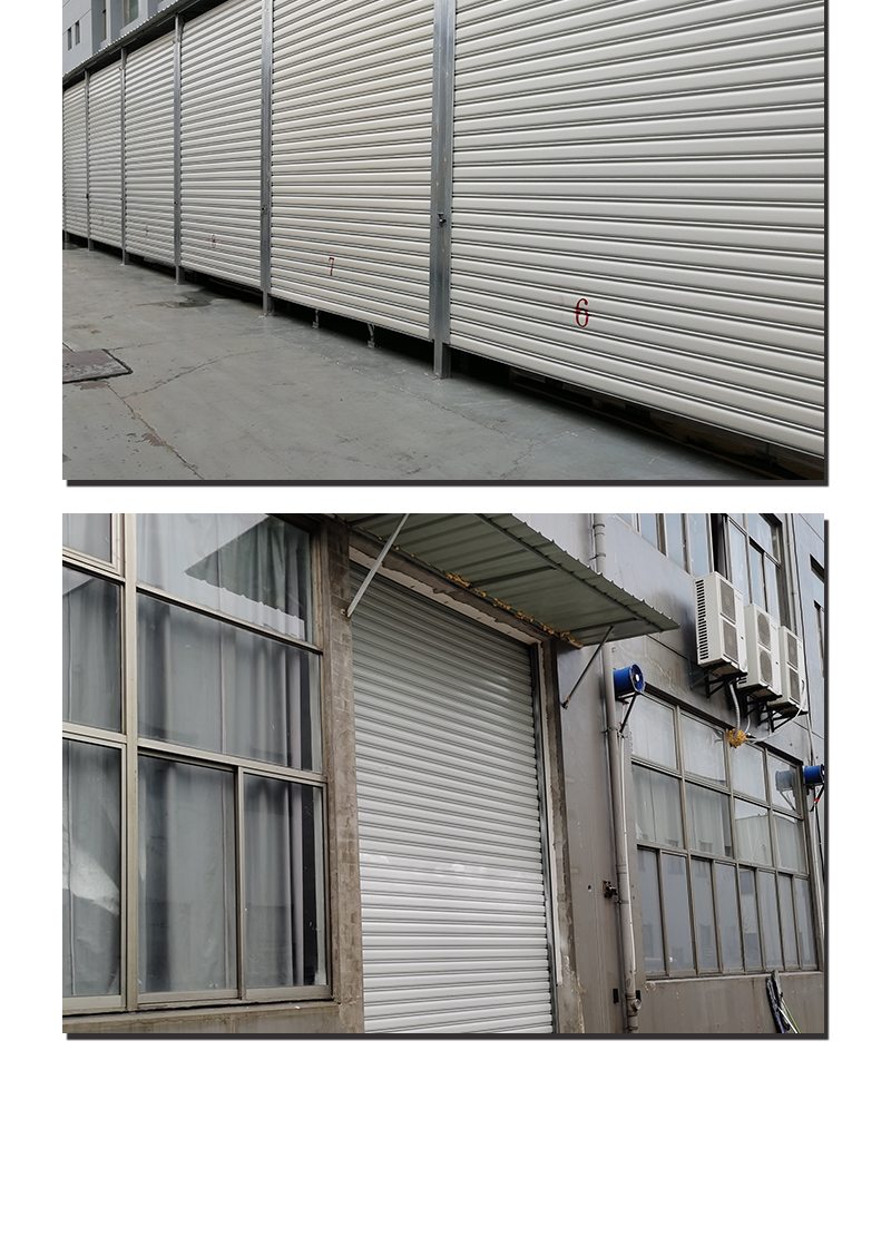 抗风卷帘门 仓库厂房店铺电动卷闸门定制(图7)