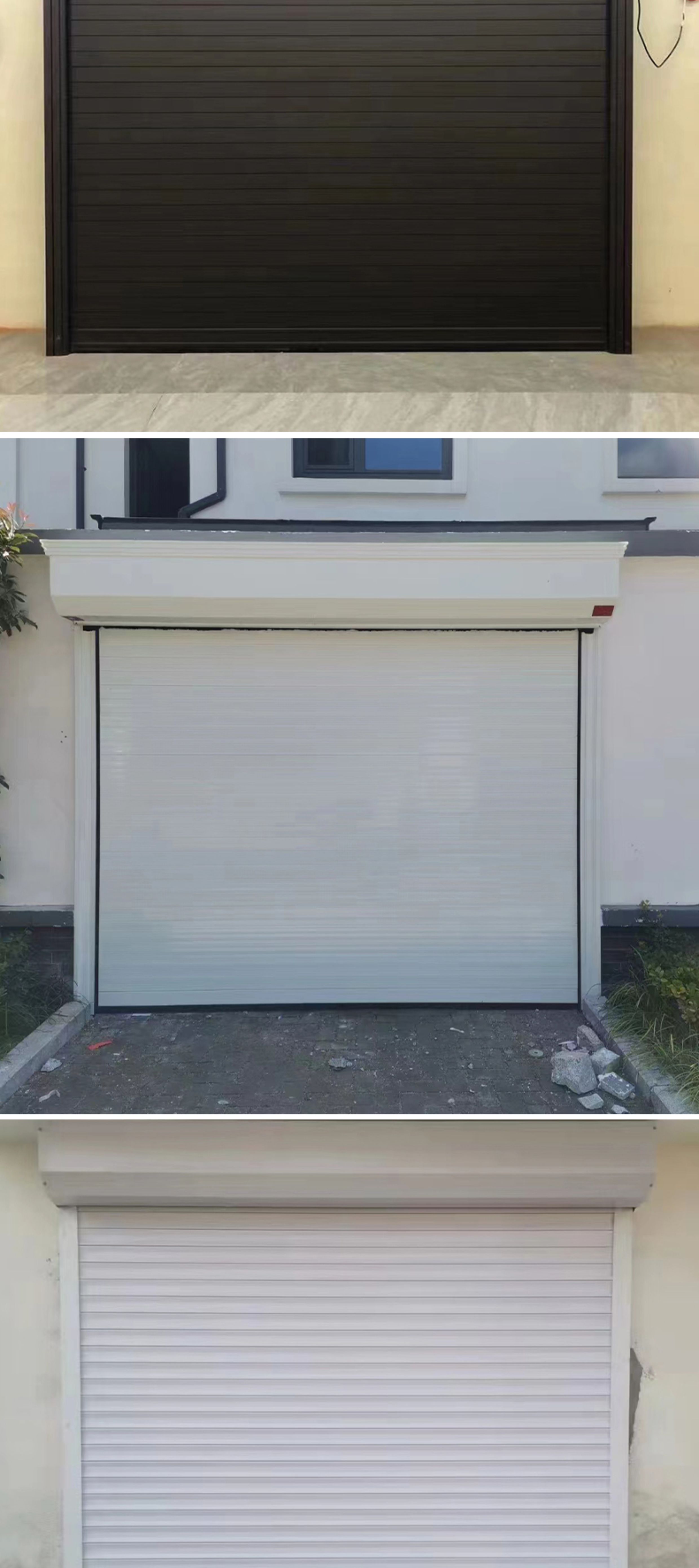 铝合金卷帘门防盗遥控保温自动升降电动静音卷帘门商铺别墅车库门(图16)