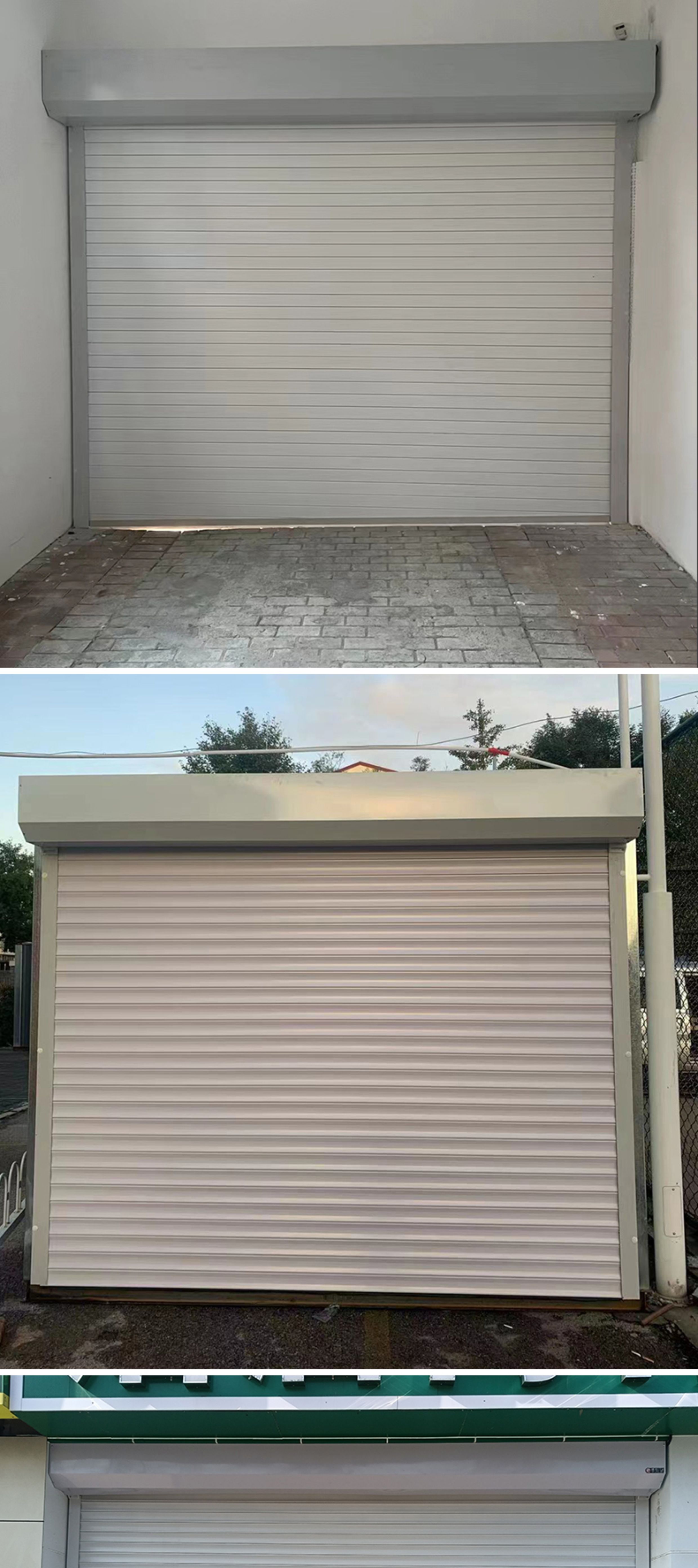 铝合金卷帘门防盗遥控保温自动升降电动静音卷帘门商铺别墅车库门(图18)