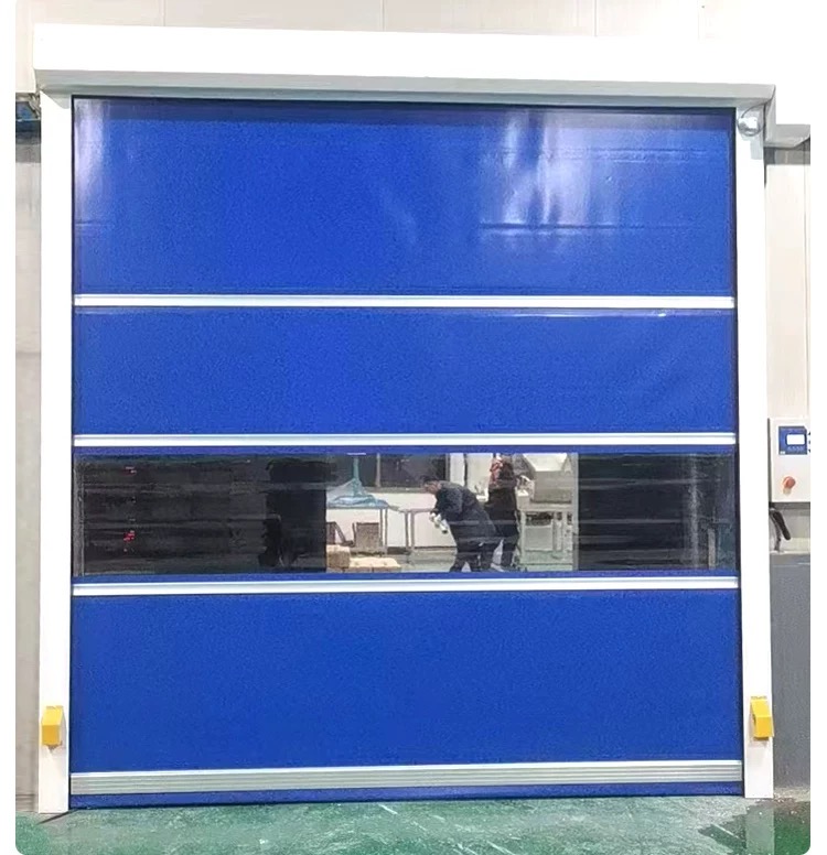 快速门pvc快速卷帘门无尘车间门食品厂工业洗车房电动保温快速门(图10)