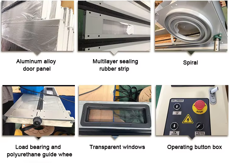 涡轮硬质快速门厂房设备车间自动升降门快速提升门螺旋快速卷帘门(图4)