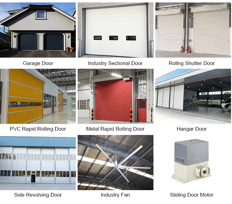 涡轮硬质快速门厂房设备车间自动升降门快速提升门螺旋快速卷帘门(图6)