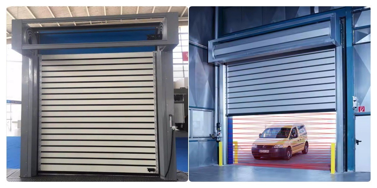 涡轮硬质快速门厂房设备车间自动升降门快速提升门螺旋快速卷帘门(图9)