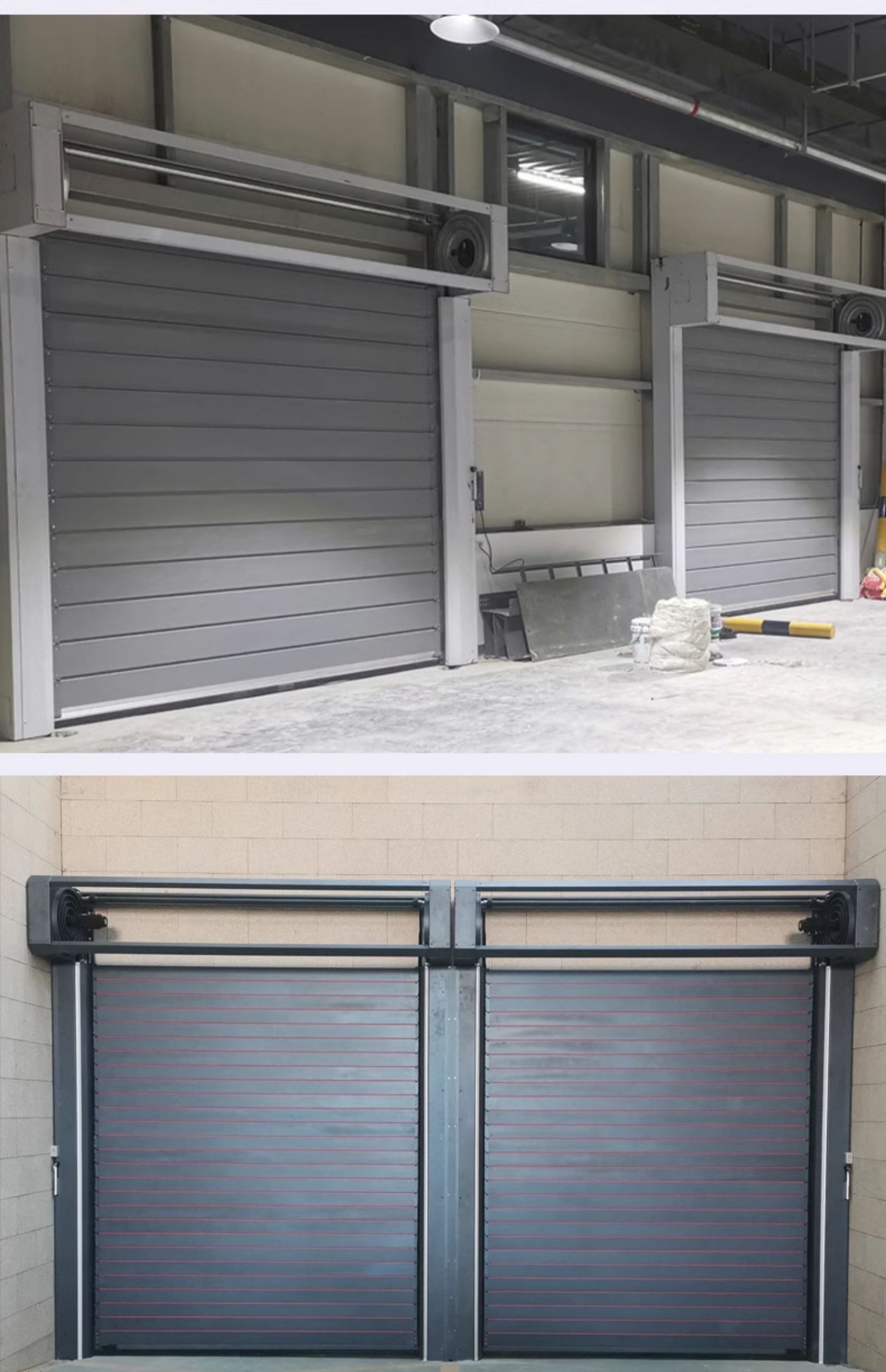 涡轮硬质快速门厂房设备车间自动升降门快速提升门螺旋快速卷帘门(图13)