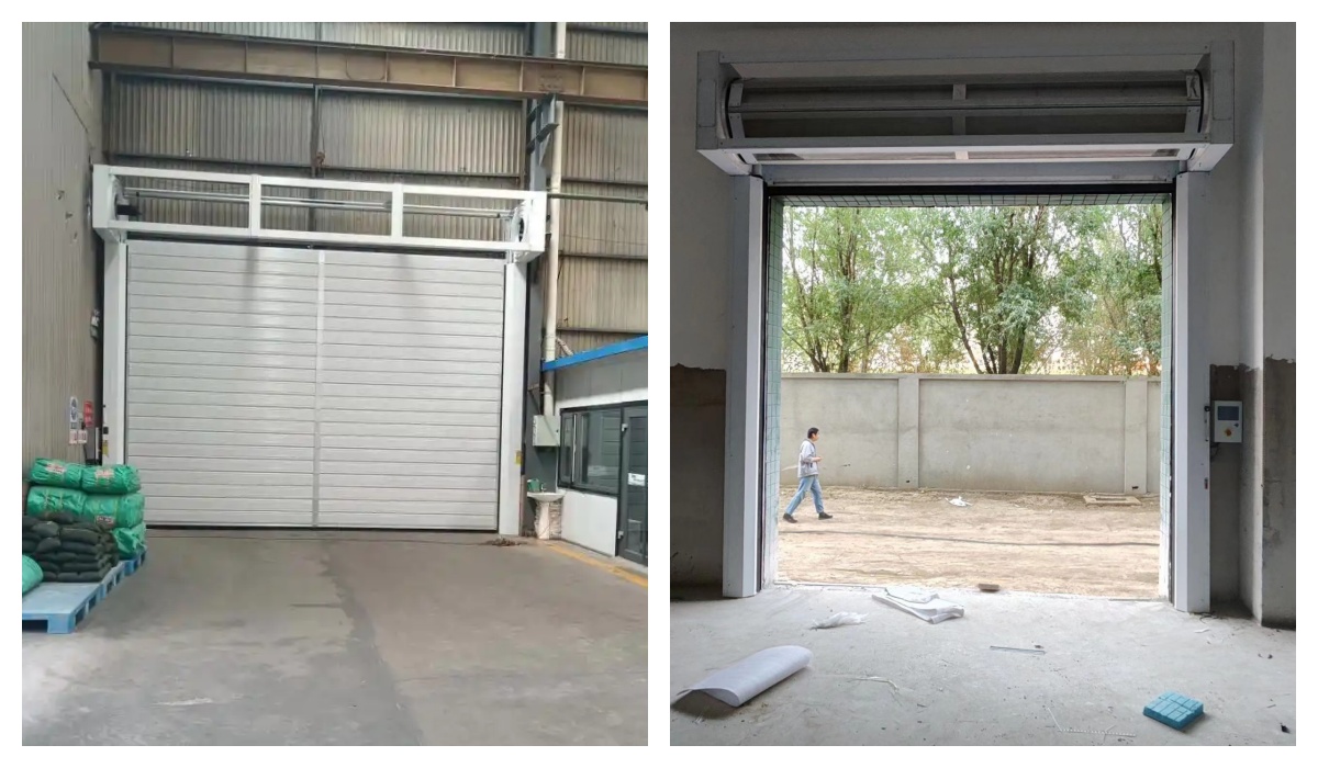 涡轮硬质快速门厂房设备车间自动升降门快速提升门螺旋快速卷帘门(图12)