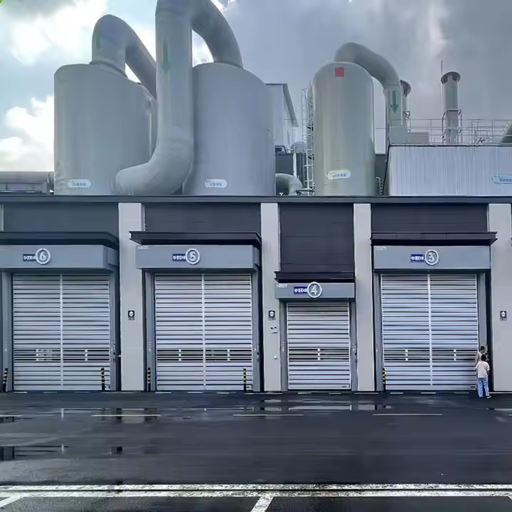 涡轮硬质快速门厂房设备车间自动升降门快速提升门螺旋快速卷帘门(图15)