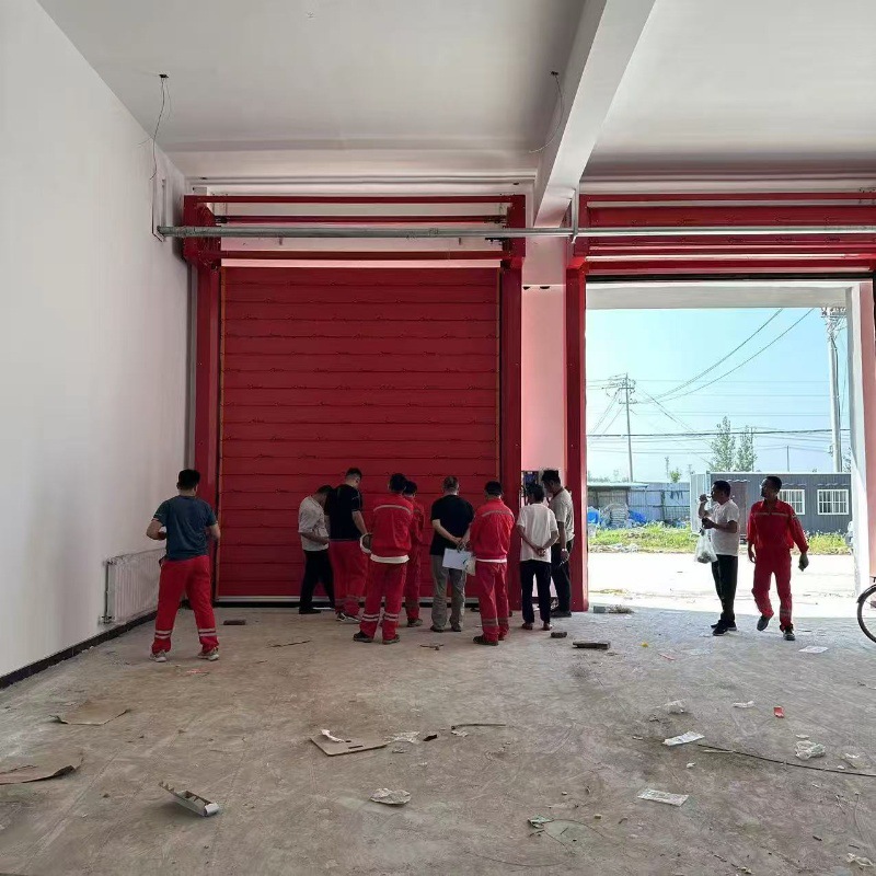 涡轮硬质快速门厂房设备车间自动升降门快速提升门螺旋快速卷帘门(图18)