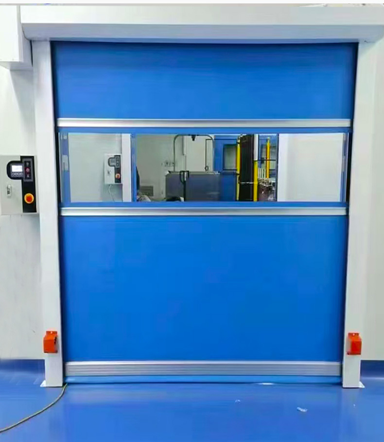 快速卷帘门不锈钢卷帘门pvc卷帘门电动卷帘门水晶门铝合金门(图12)