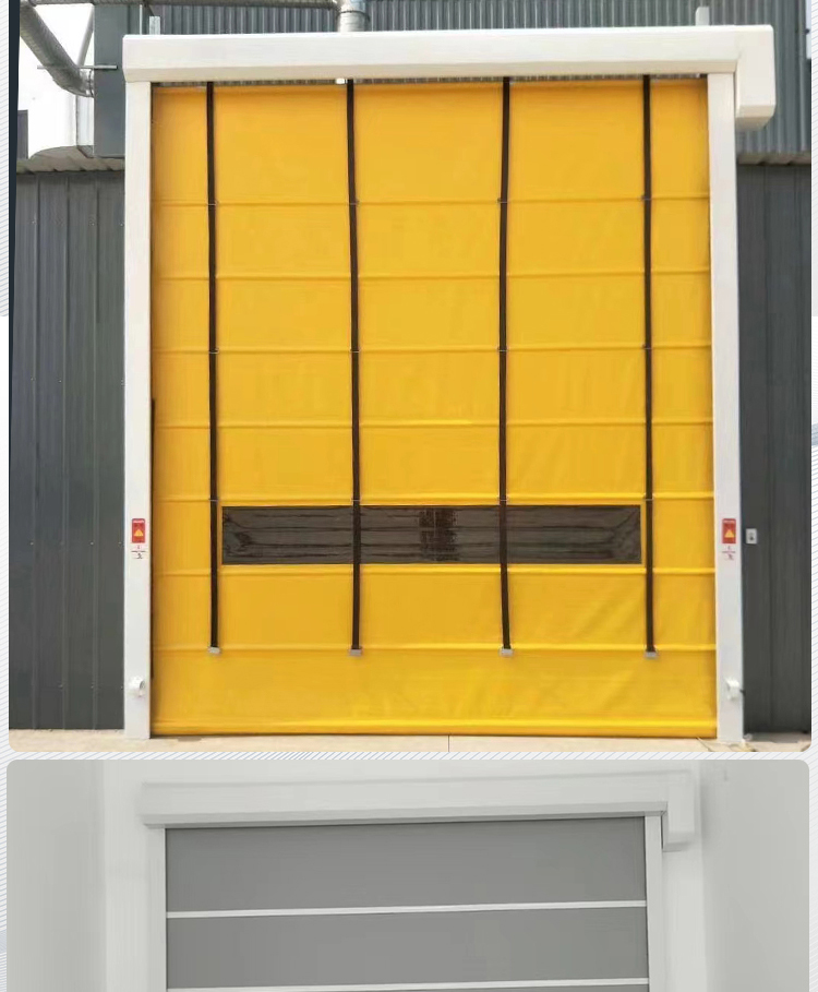 PVC快速门快速卷帘门堆积门铝合金硬质快速门防尘车间医药食品(图21)