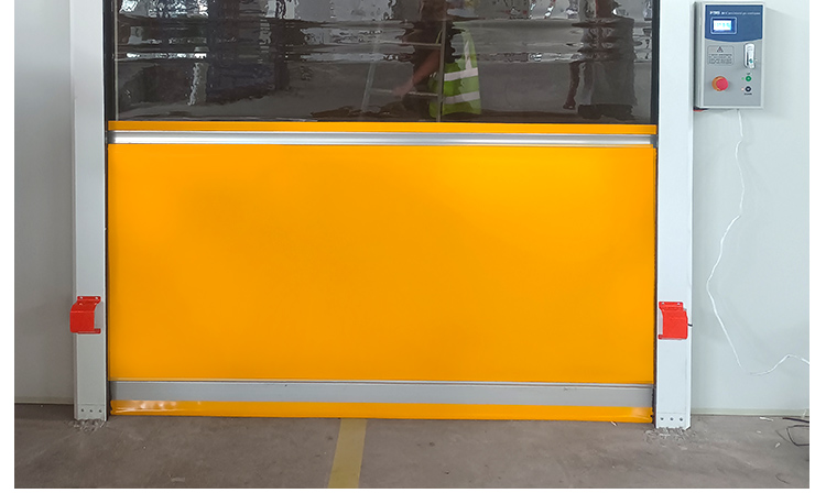 快速卷帘门电动感应卷帘门工业堆积门无尘车间卷闸门PVC快速门厂(图12)