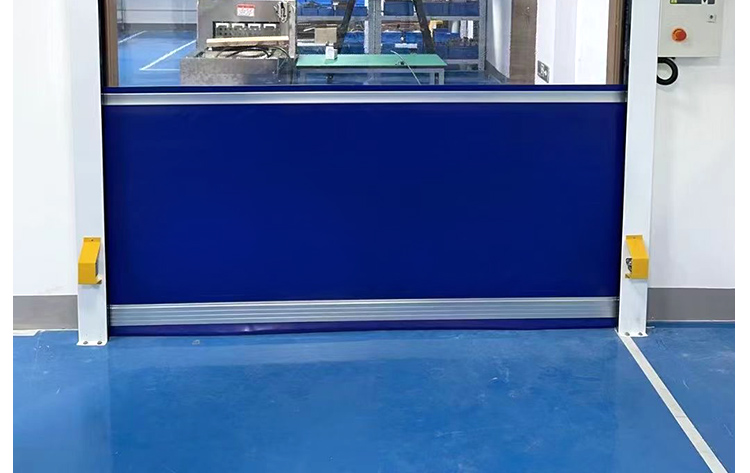 快速卷帘门电动感应卷帘门工业堆积门无尘车间卷闸门PVC快速门厂(图15)