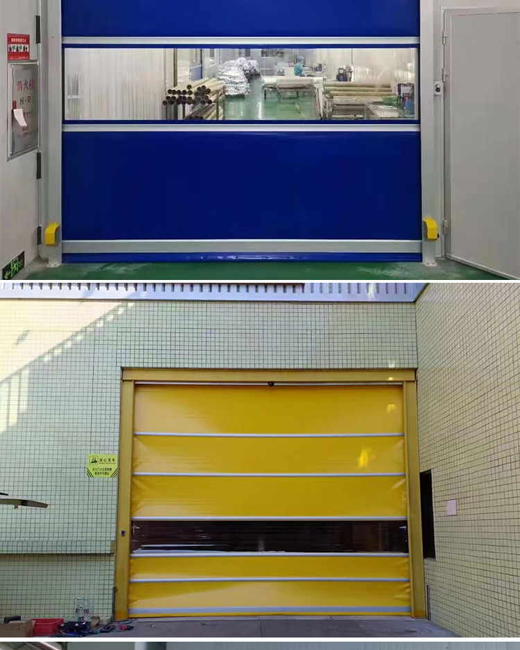 PVC快速门无尘车间红外快速感应自动升降门工业快速门(图12)