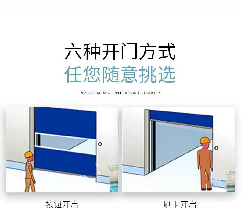 温州pvc快速门电动卷帘门无尘车间电动感应门工业自动堆积门(图17)