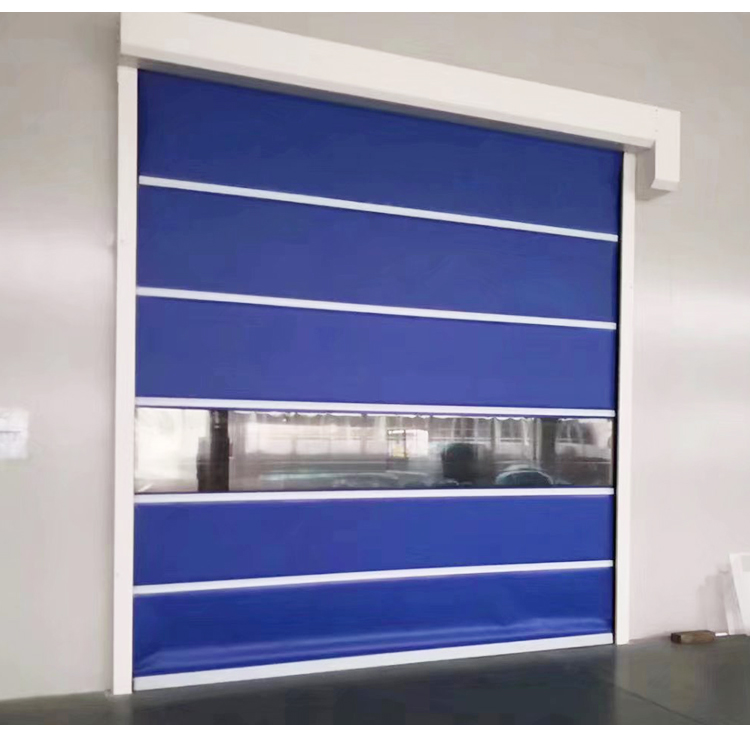 pvc快速卷帘门自动升降涡轮门保温电动感应堆积门工业车间厂房门(图21)