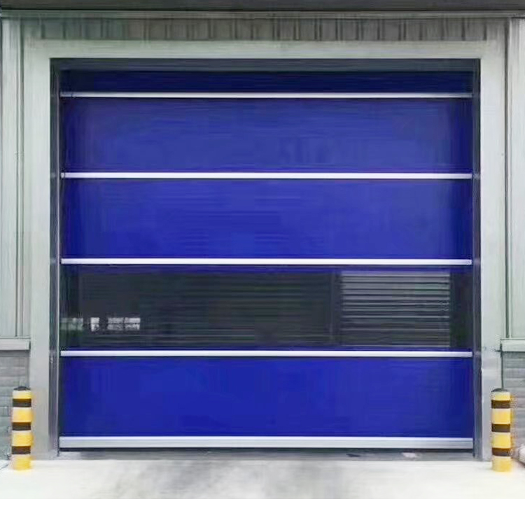 pvc快速卷帘门自动升降涡轮门保温电动感应堆积门工业车间厂房门(图22)
