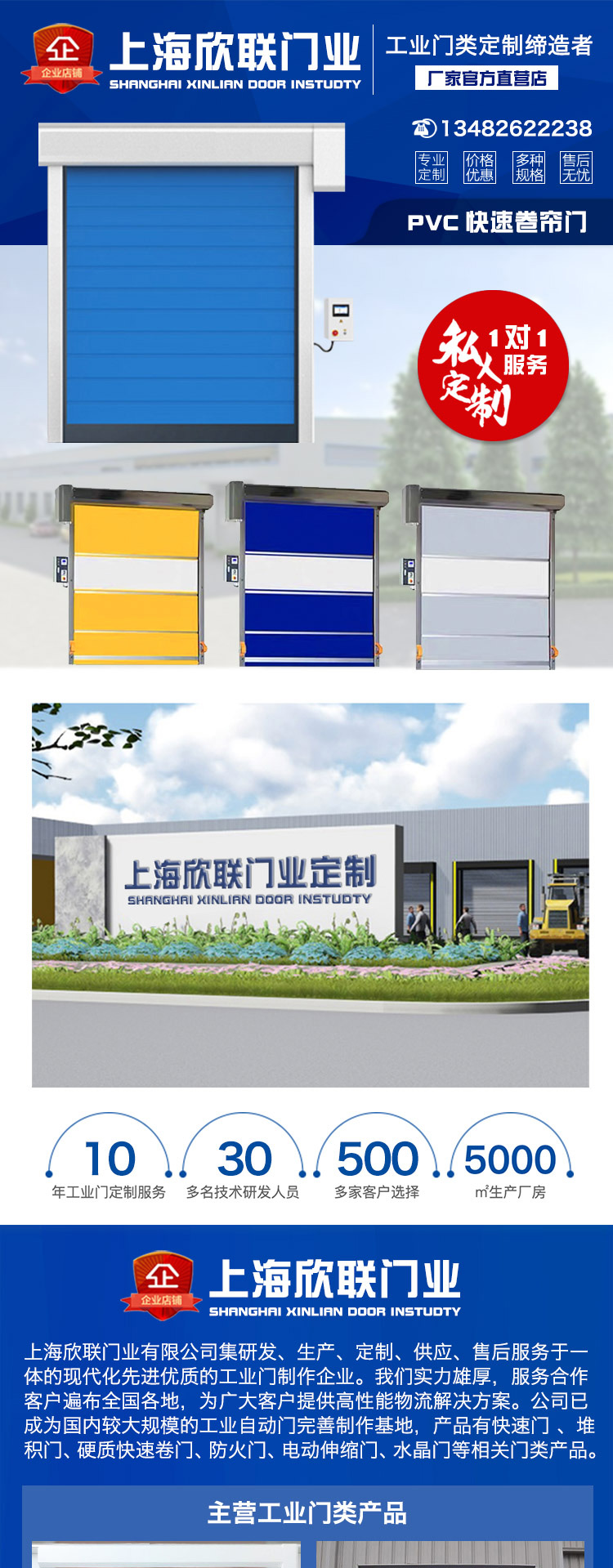 PVC快速卷帘门自动升降门感应提升门快速门风淋堆积门无尘门定制(图1)