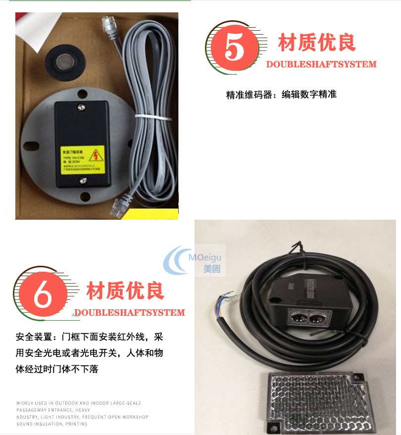 pvc快速卷帘门自动雷达感应地感高速软帘升降门无尘车间快速门(图6)