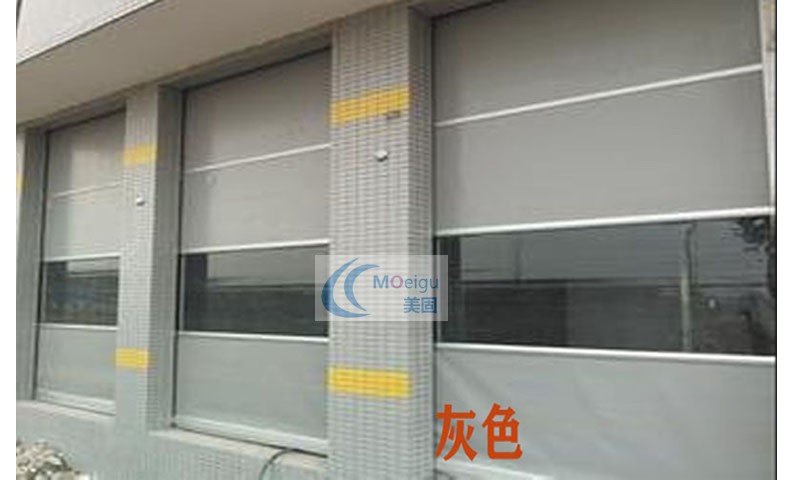 pvc快速卷帘门自动雷达感应地感高速软帘升降门无尘车间快速门(图20)