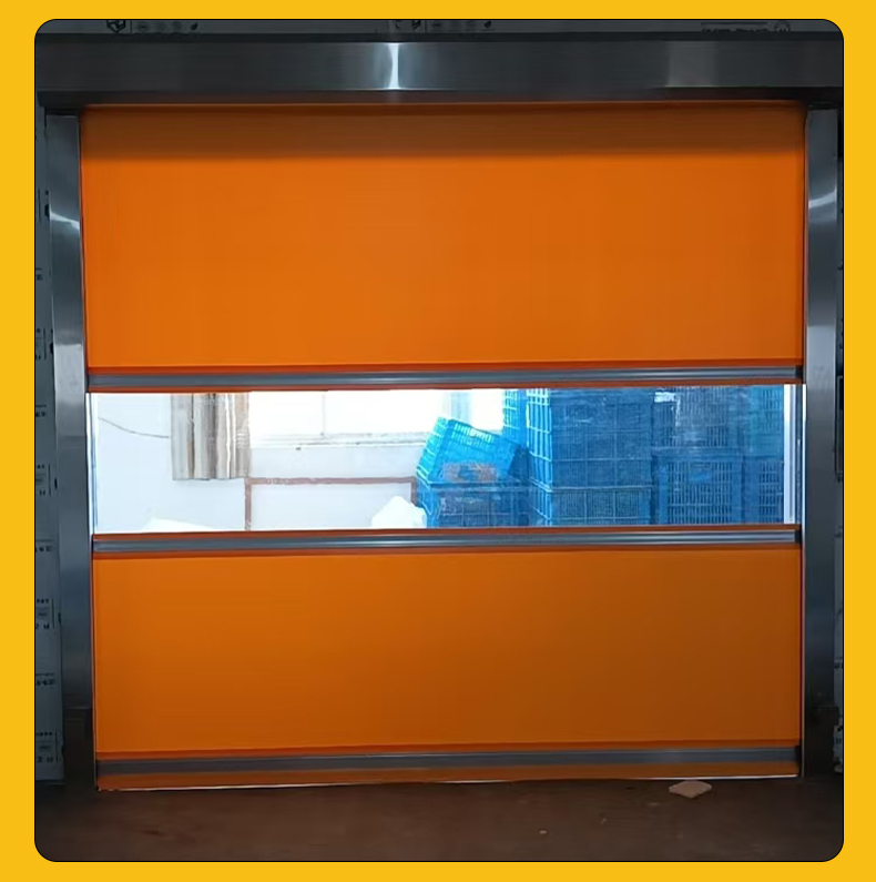 pvc快速卷帘门全套电自动感应快速升降门净化无尘车间快卷快速门(图13)