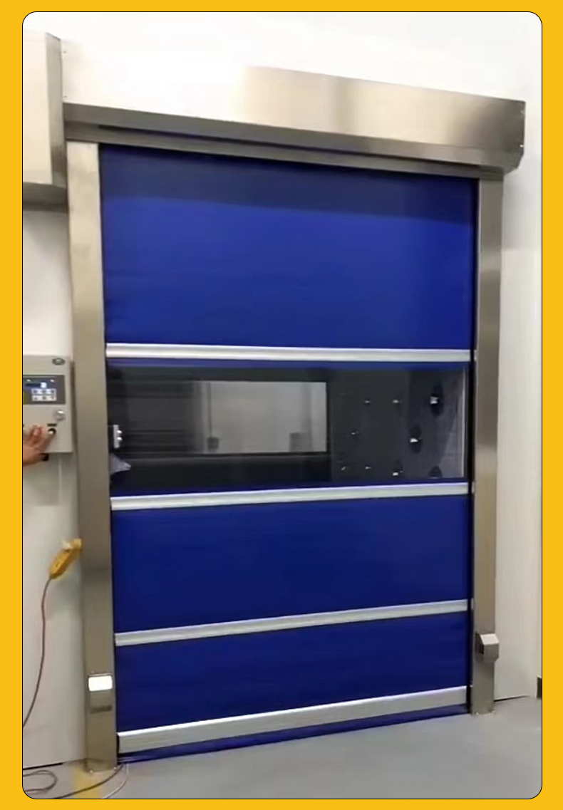 pvc快速卷帘门全套电自动感应快速升降门净化无尘车间快卷快速门(图14)