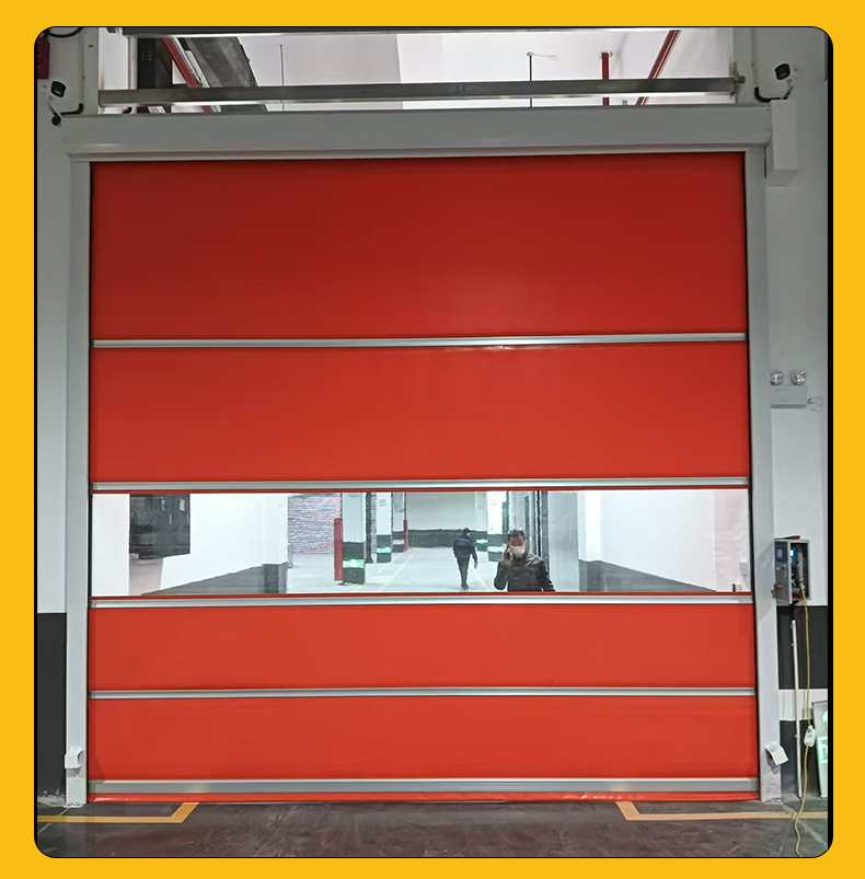 pvc快速卷帘门全套电自动感应快速升降门净化无尘车间快卷快速门(图15)