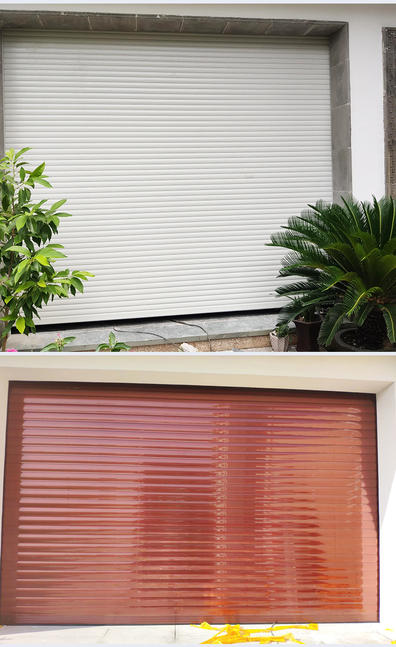 常州卷帘门定做车库电动遥控卷闸门铝合金快速门水晶门抗风门热销(图13)