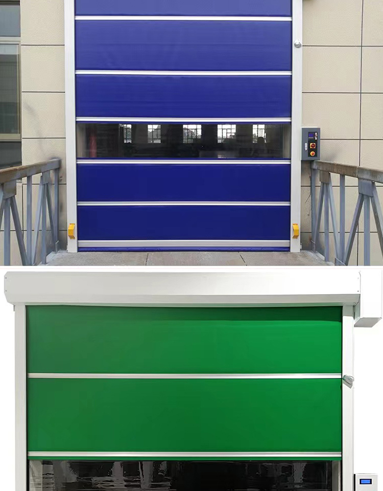 PVC快速卷帘门自动感应升降快速门无尘车间工业电动卷帘门苏州(图14)