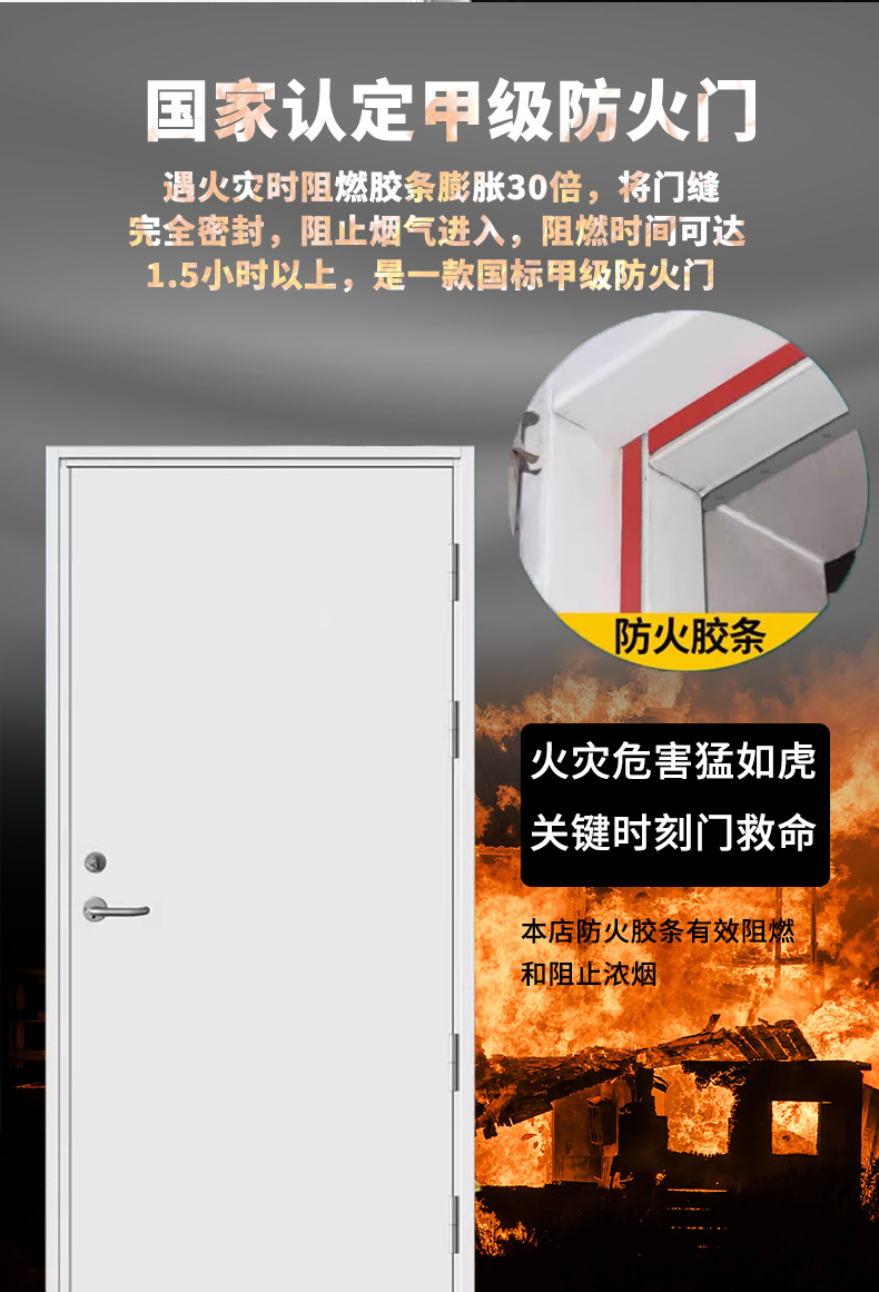防火门厂家直销钢制不锈钢消防门安全钢质防火门甲级乙级木质定制(图16)
