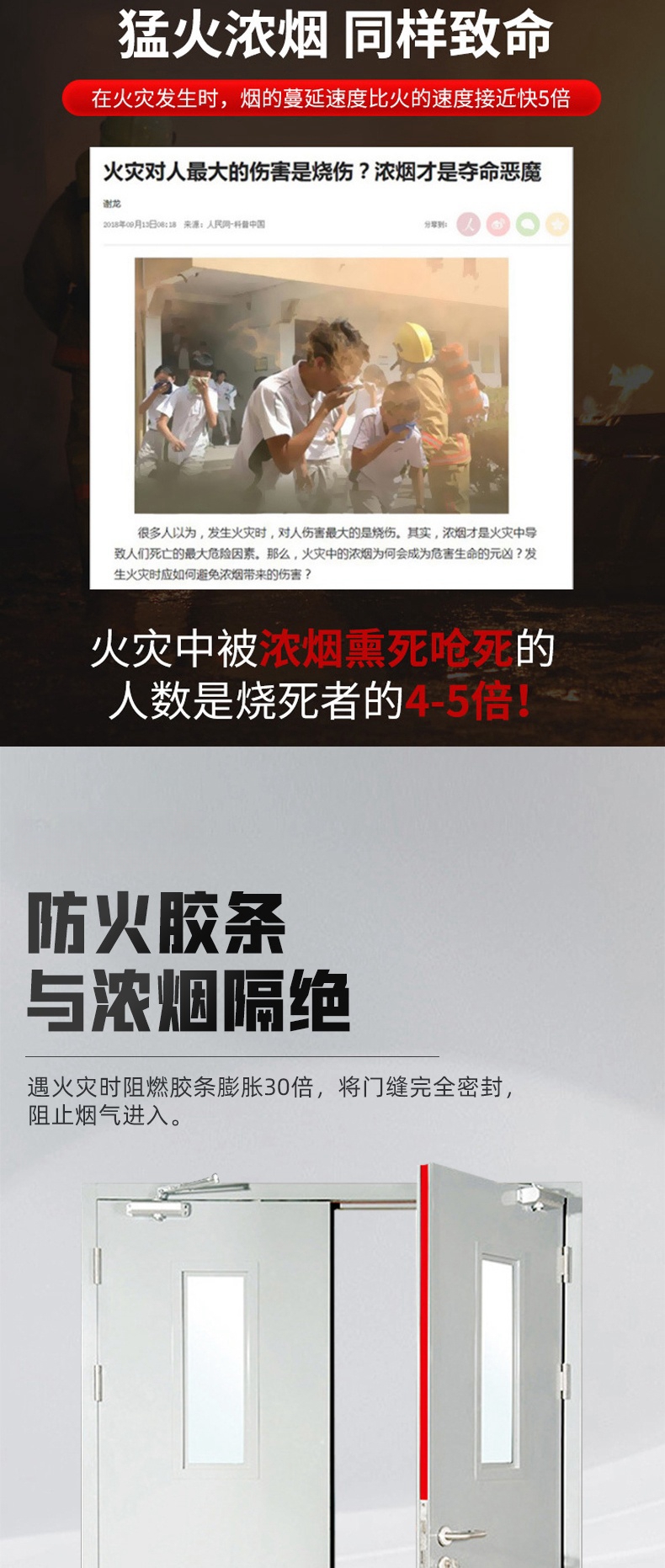 钢制防火门甲级乙级消防门不锈钢木质消防安全防火门防火门厂家(图4)