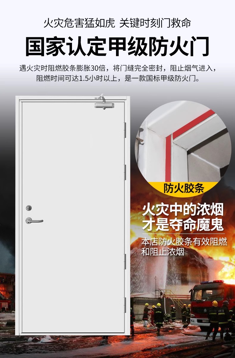 防火门厂家直销钢制甲级乙丙级消防门安全钢质工程防火门现货定制(图10)