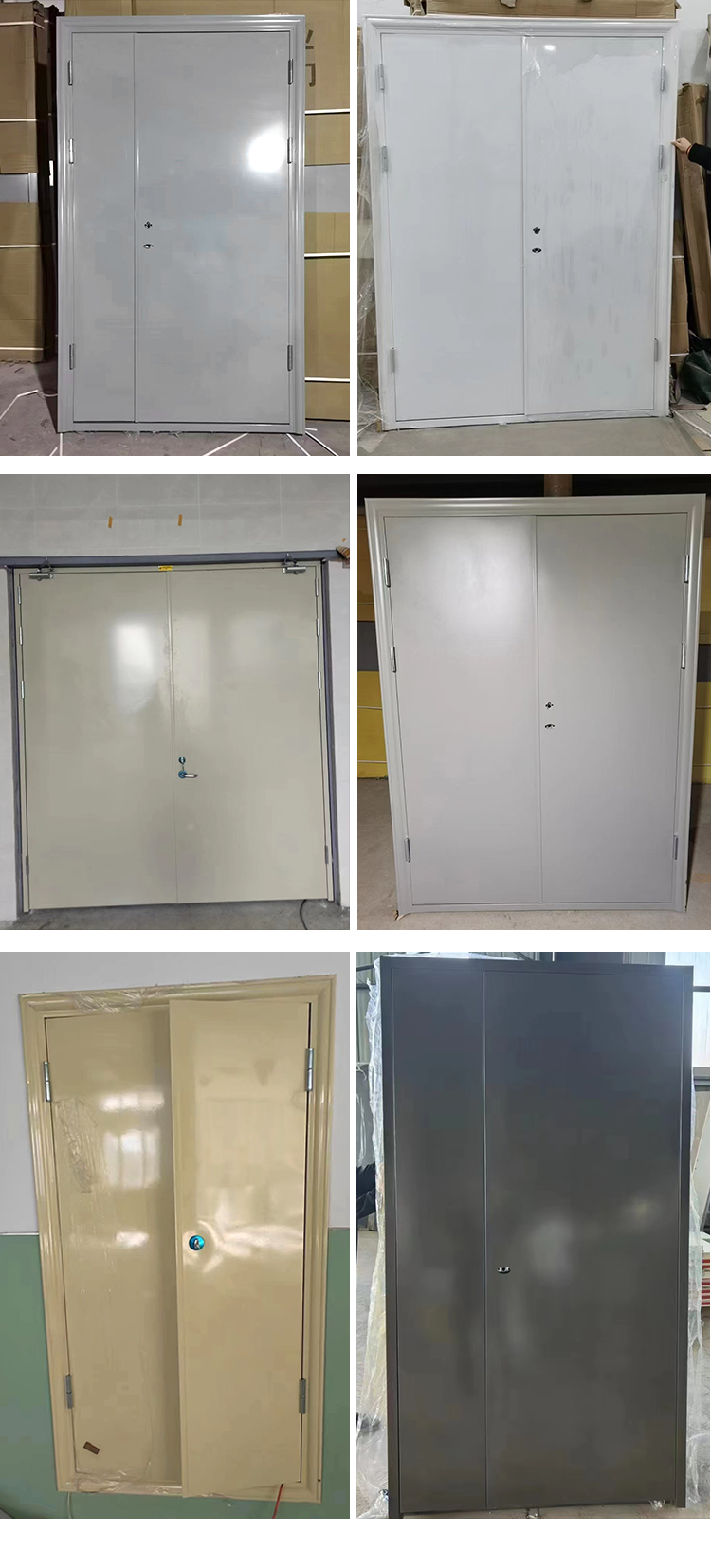 甲级钢制防火门仓库商超消防安全门乙级钢制防火门挡烟防火隔热门(图8)