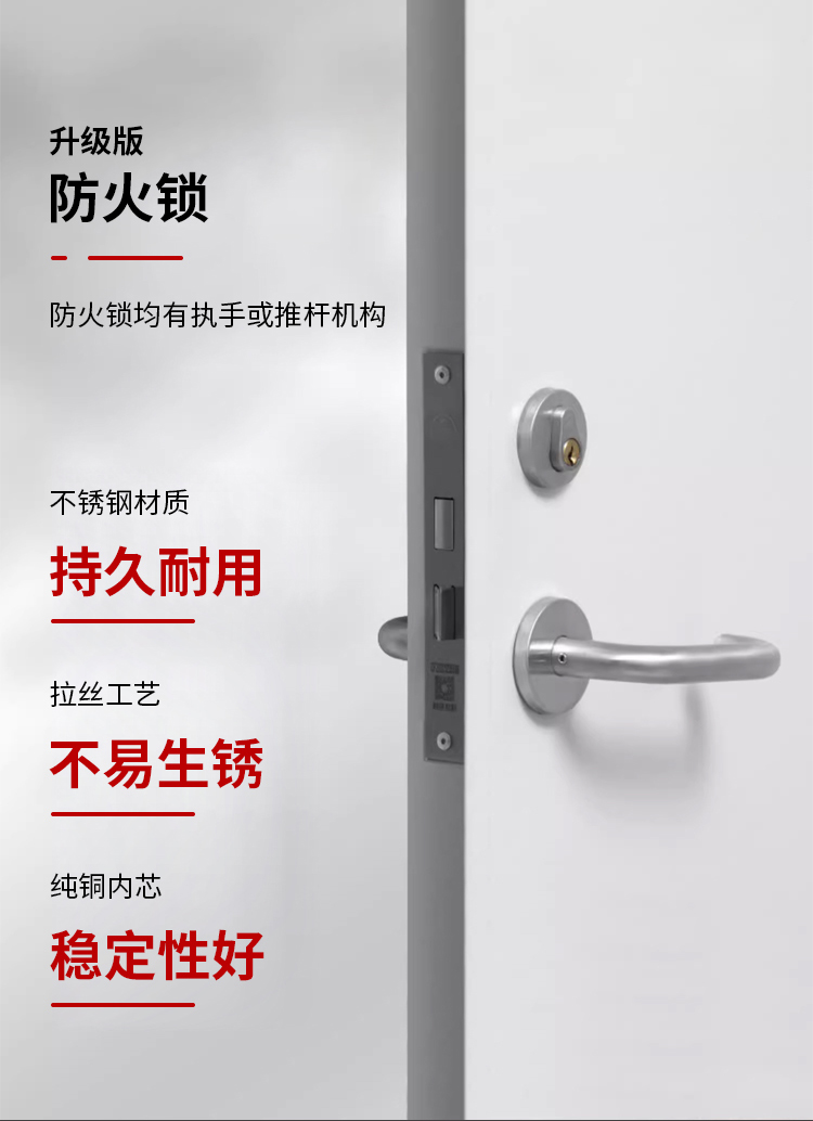 厂家直销钢制木质防火门甲乙丙级工程门消防门支持定制证书齐全(图6)