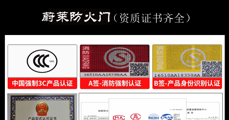 甲级防火门厂家直销工程安全消防门通道烤漆门逃生钢制门支持定制(图4)