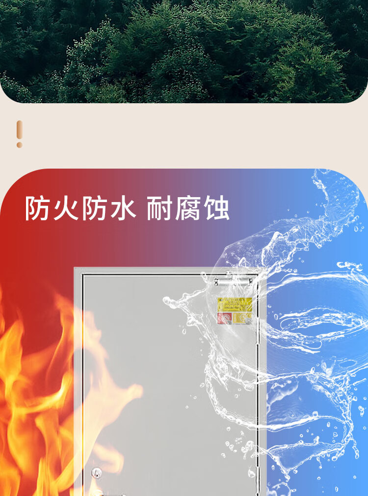 新国标防火门钢制质可包安装单双对开子母隔热甲乙级消防安全通道(图10)
