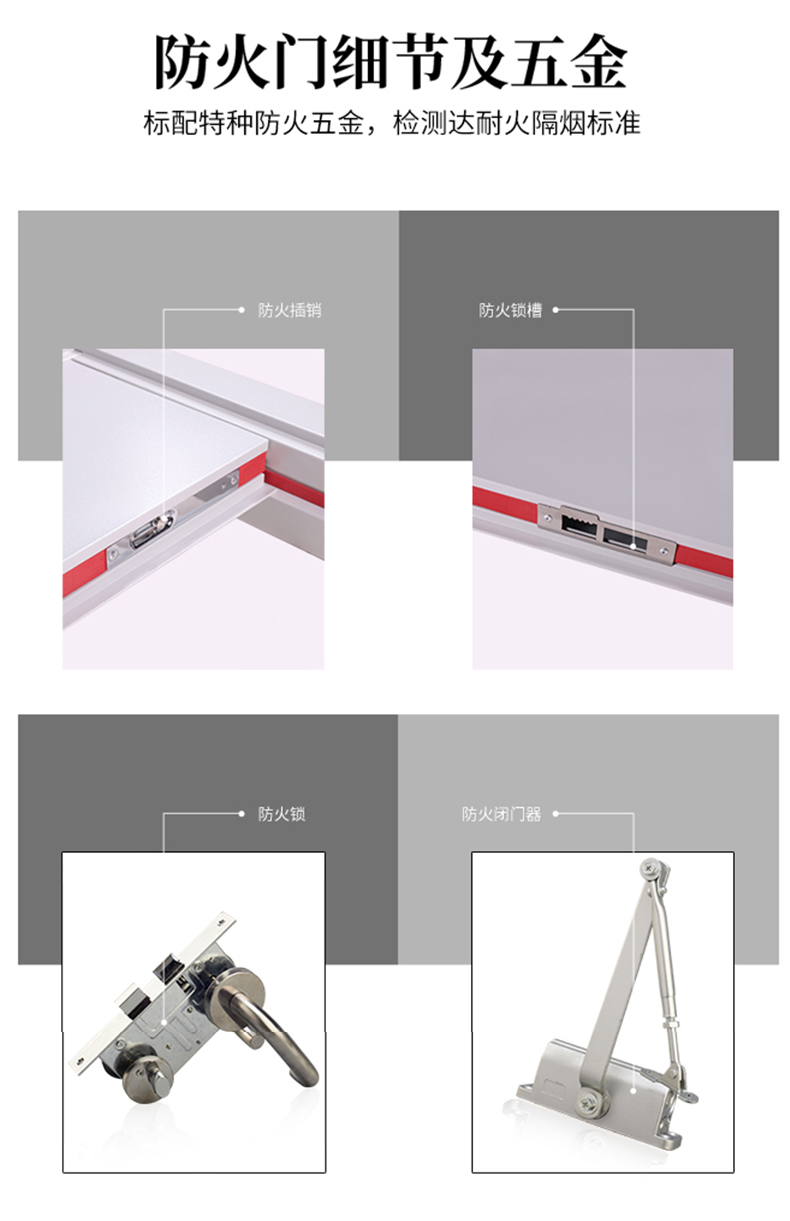 消防安全防火门厂家直销钢制甲级乙级不锈钢防火门定制工程门业(图11)