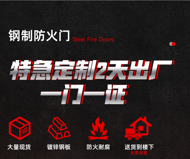 消防安全防火门甲级乙级钢木质不锈钢防火门逃生通道消防门可安装(图3)