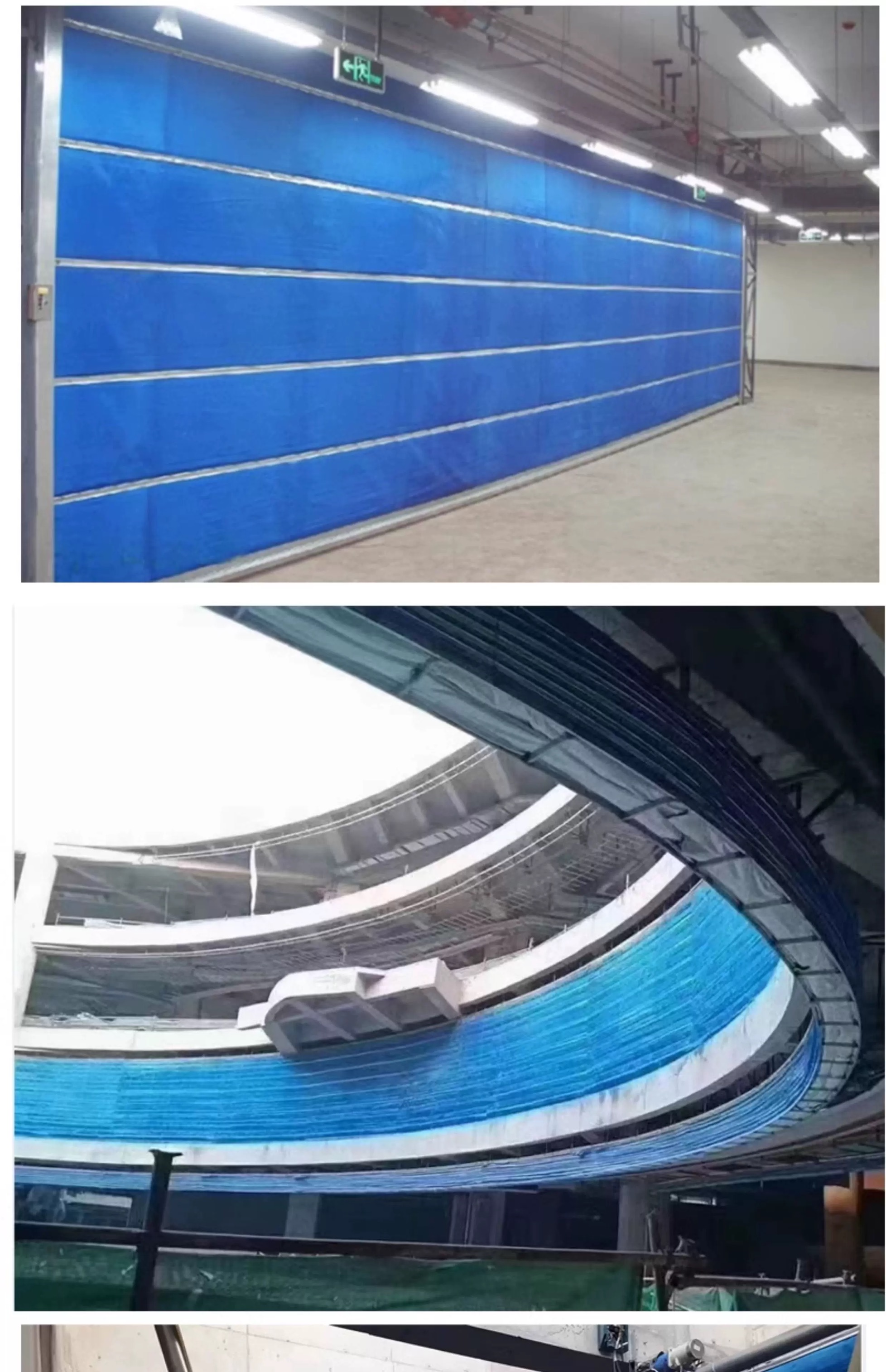 防火卷帘门特级无机布双轨双帘卷闸门广东厂家钢制防火卷帘消防门(图10)