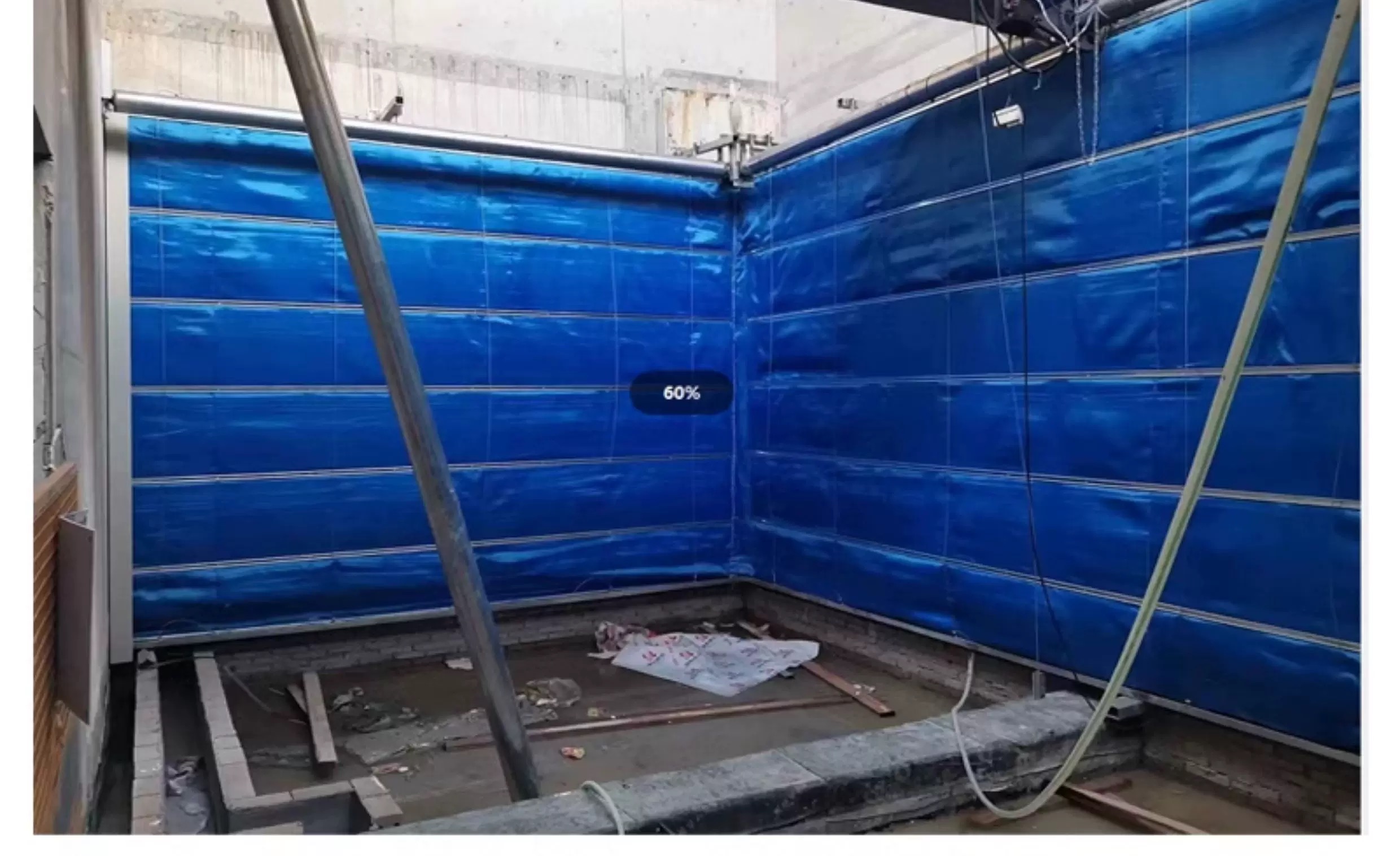 防火卷帘门特级无机布双轨双帘卷闸门广东厂家钢制防火卷帘消防门(图11)