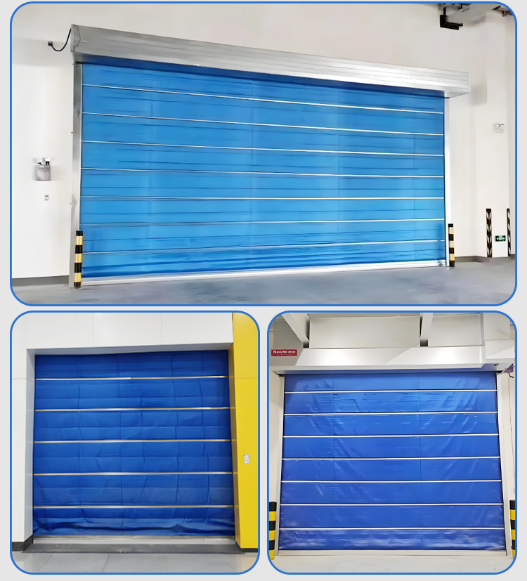 福建泉州防火卷帘门特级无机布双轨双帘车库车间消防电动卷帘门(图11)