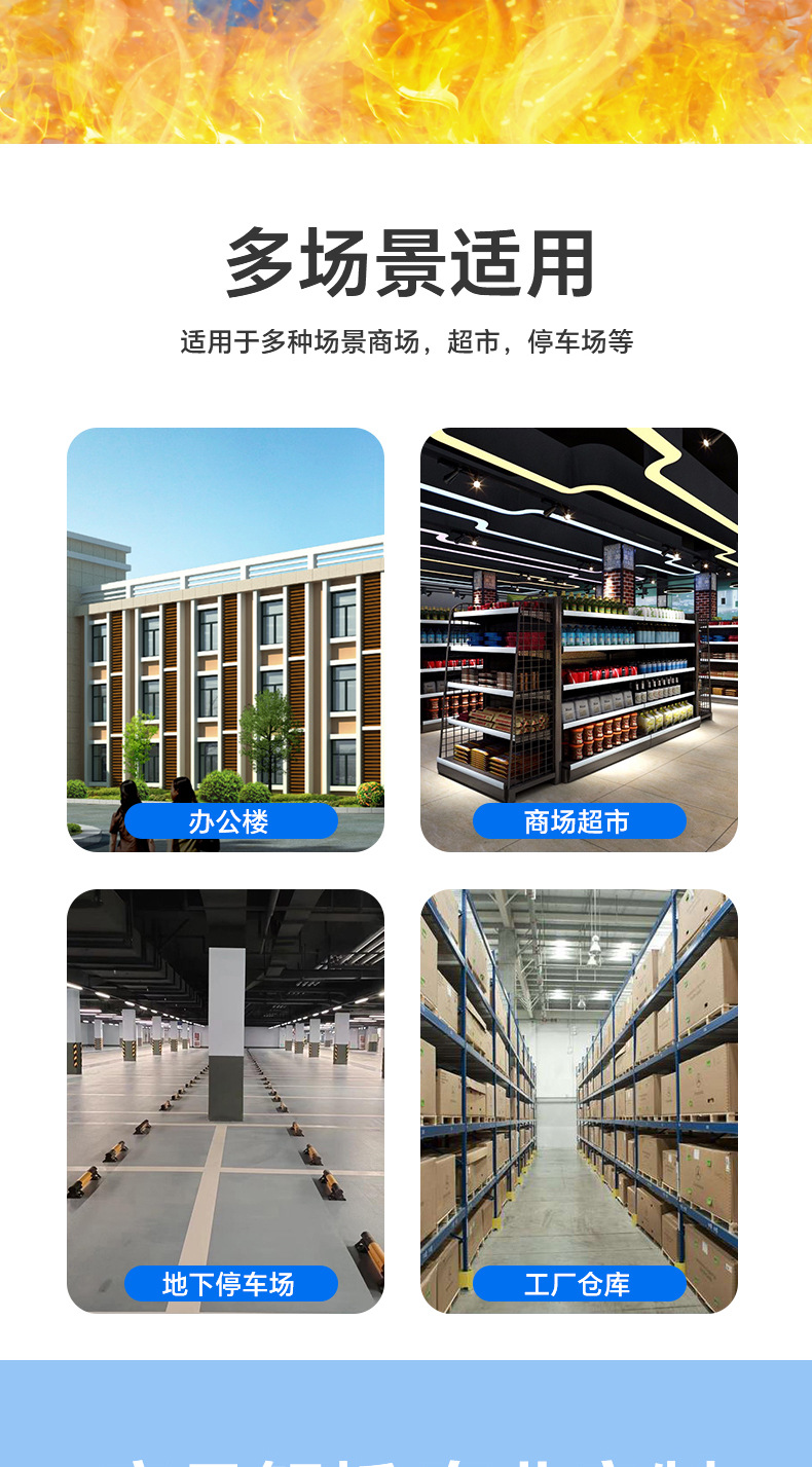 特级无机布防火卷帘门双轨双帘消防专用防火布耐火阻烟阻燃消防门(图5)