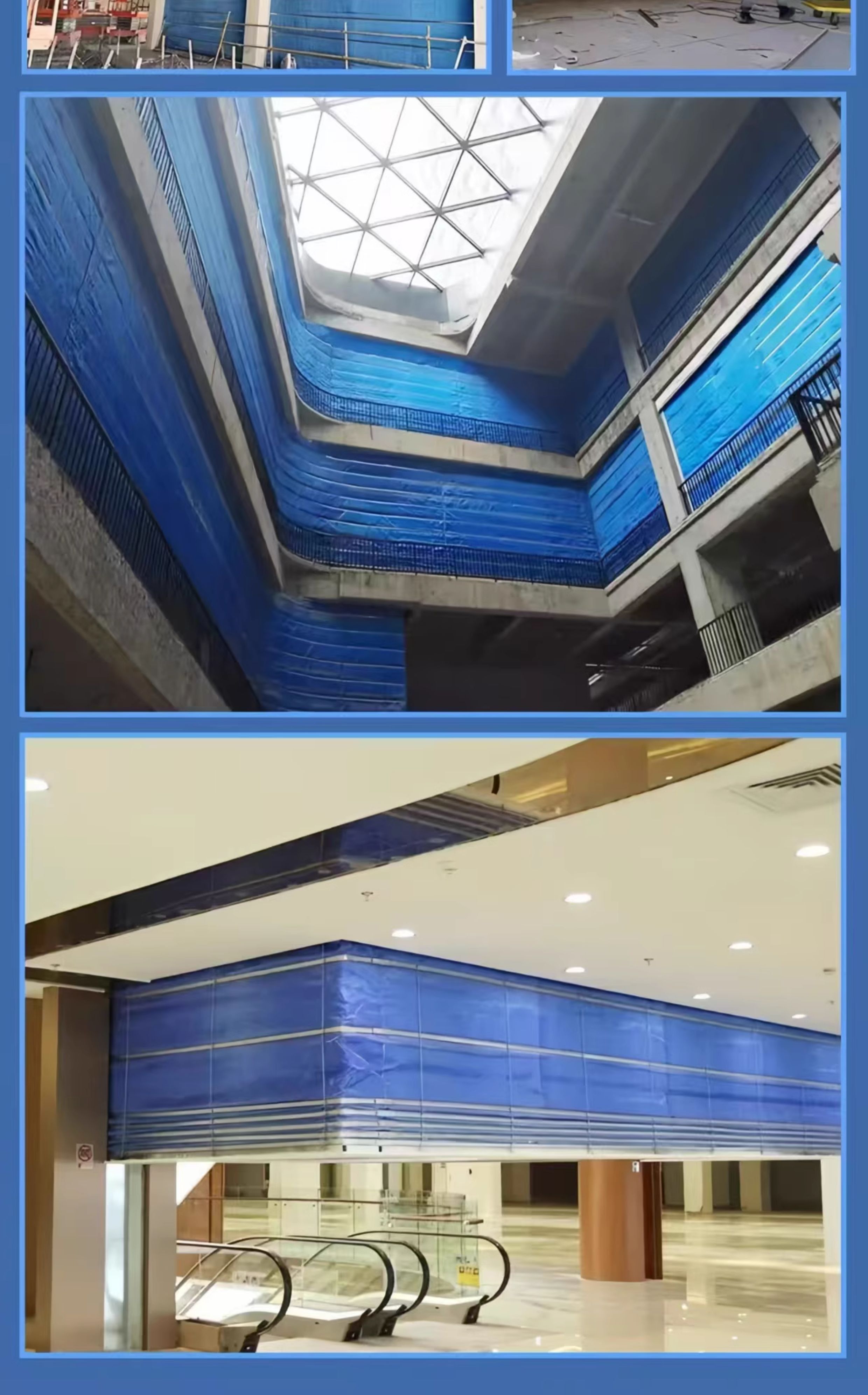 钢质制防火卷帘门特级无机布双轨双帘防火卷帘门厂家直销包工包料(图9)