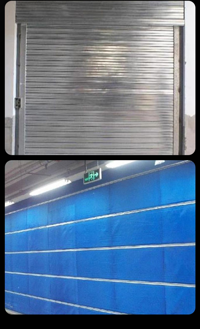 上海特级防火卷帘门消防卷闸门钢制无机布防火卷帘门可包安装(图12)