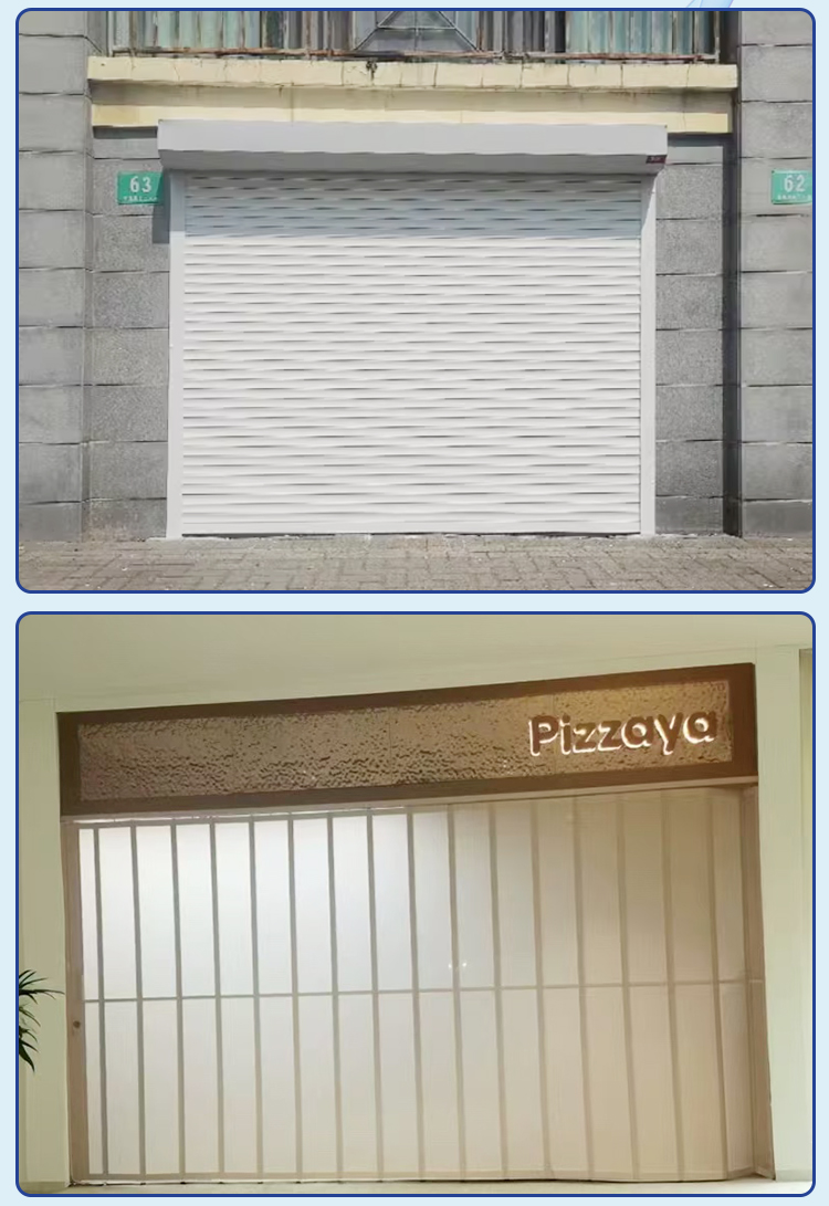 福建泉州电动卷帘门特级防火卷帘门铝合金卷帘门商场水晶卷帘门(图13)