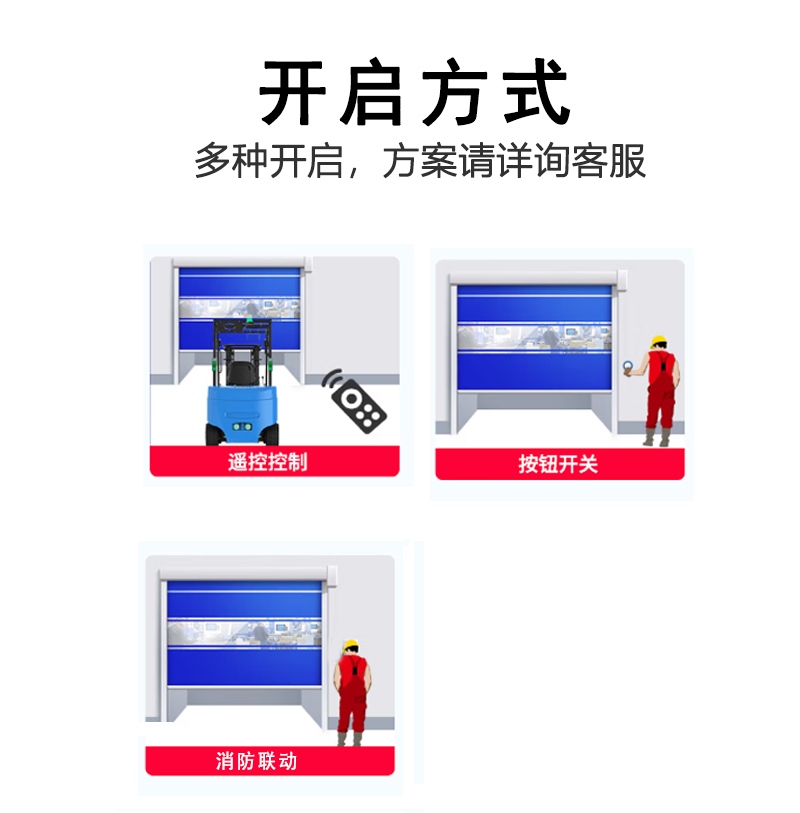 特级防火卷帘门无机布双轨双帘钢制防火卷闸门折叠电动消防卷帘门(图10)