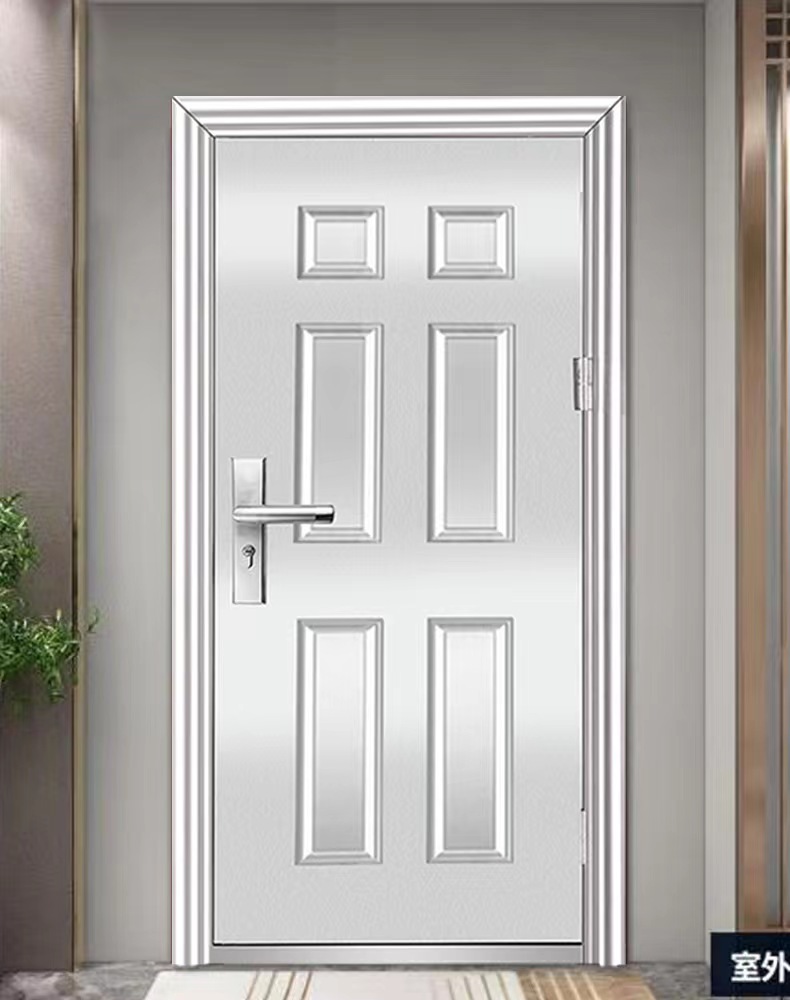 不锈钢单门现货门乡村不锈钢防盗门进户门防潮防锈入户门可定制门(图8)